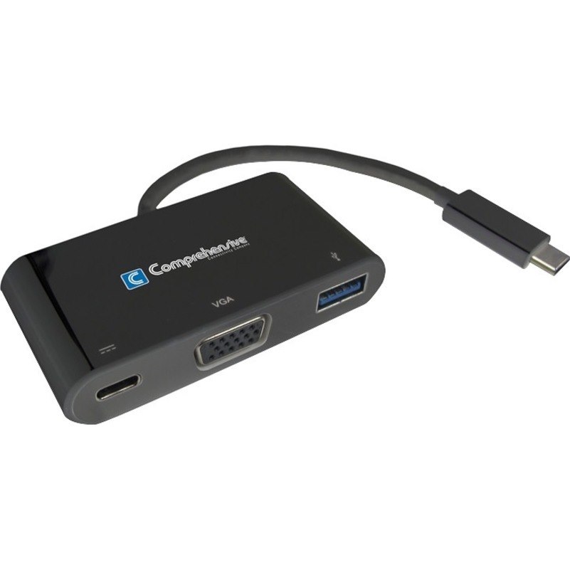 Comprehensive USB Type-C to VGA + USB3.0 + Power Delivery (PD) Adapter