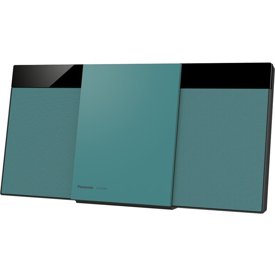 Panasonic SC-HC304 Micro Hi-Fi System - 20 W RMS - Green