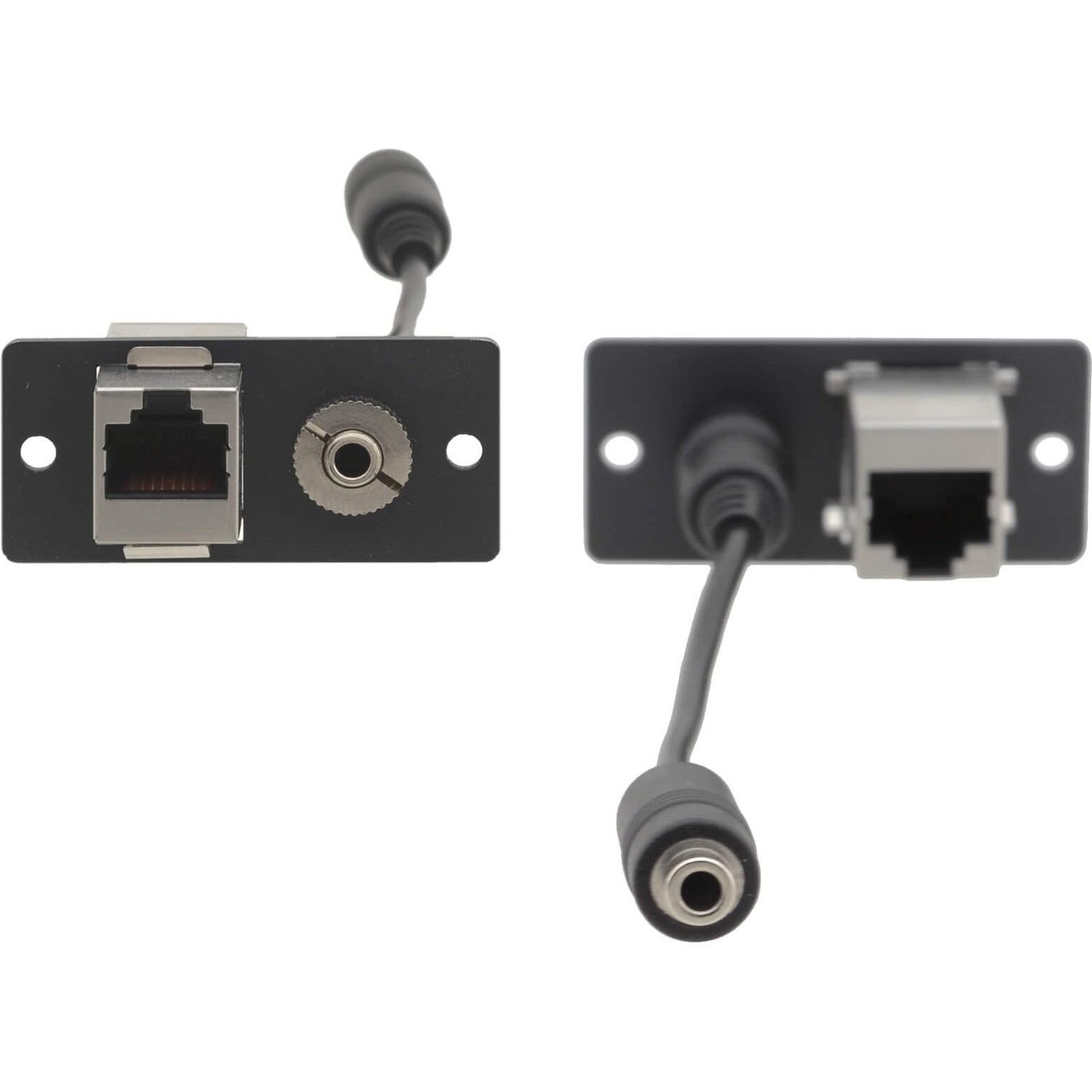 Kramer Wall Plate Insert - 3.5mm Stereo Audio & RJ-45
