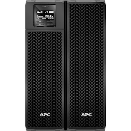 APC Smart-UPS On-Line, 10kVA/10kW, Tower, 208V, 4x L6-20R+2x L6-30R NEMA outlets, Network Card+SmartSlot, Extended runtime, W/O rail kit