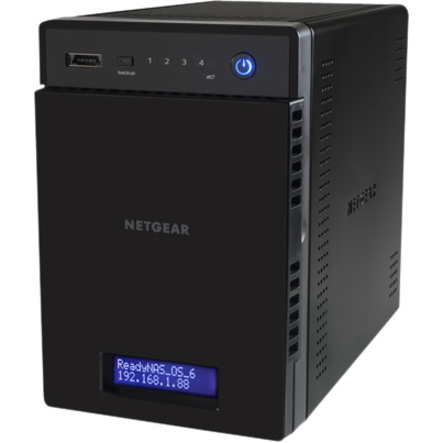 Netgear ReadyNAS 314 4 x Total Bays Network Storage Server - 12 TB HDD - 4 x 3TB Atom Dual-core (2 Core) 2.10 GHz - 2 GB RAM Desktop