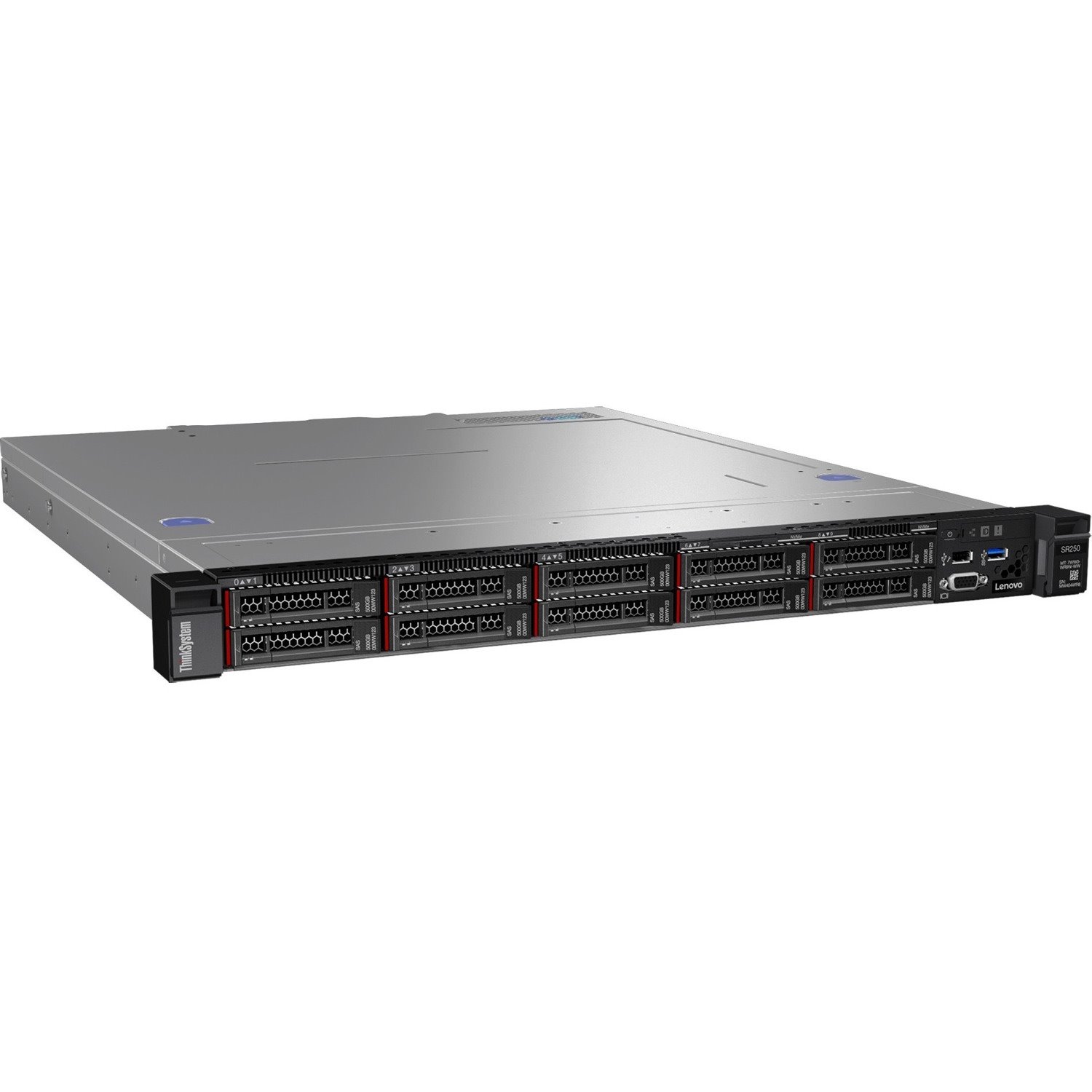 Lenovo ThinkSystem SR250 7Y52A013NA 1U Rack Server - 1 Xeon E-2186G 3.80 GHz - 16 GB RAM - Serial ATA/600, 12Gb/s SAS Controller