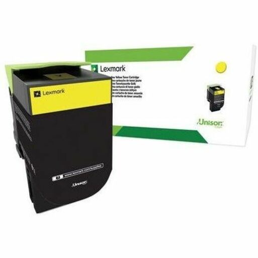 Lexmark Original Extra High Yield Laser Toner Cartridge - Return Program - Yellow Pack