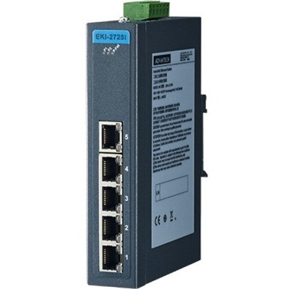 Advantech Ethernet Device, 5-port Ind. Unmanaged GbE Switch W/T