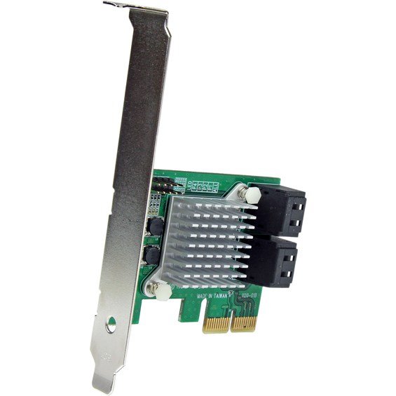 StarTech.com 4 Port PCI Express 2.0 SATA III 6Gbps RAID Controller Card with HyperDuo SSD Tiering