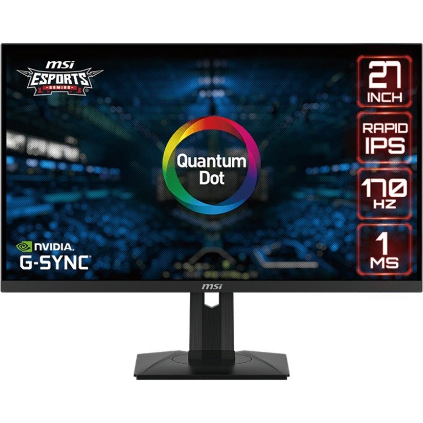 MSI G274QPF-QD 27" Class WQHD Gaming LCD Monitor - 16:9 - Black