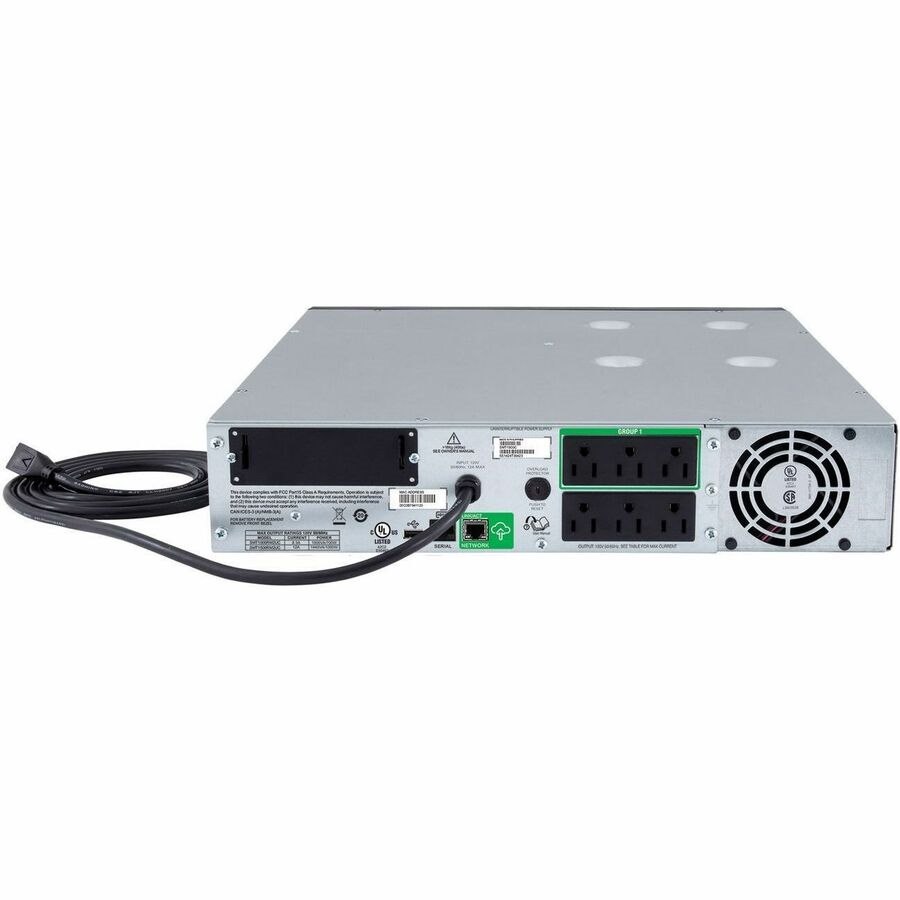 [TAA] APC Smart-UPS, Line Interactive, 1500VA, Rackmount 2U, 120V, 6x NEMA 5-15R outlets, SmartConnect Port+SmartSlot, AVR, LCD, TAA