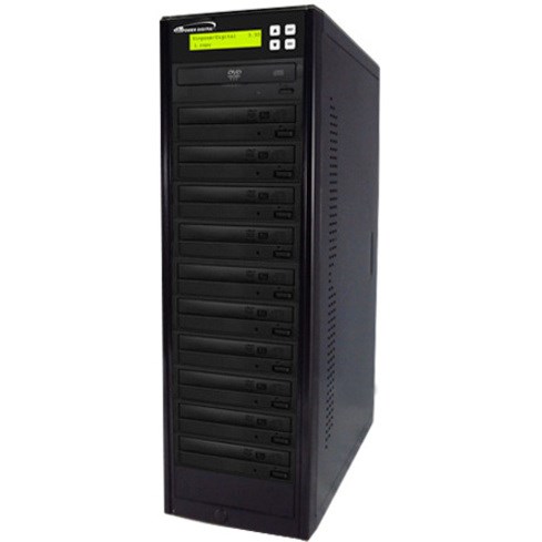 Vinpower Digital Econ 1 To 10 24X Sata DVD Duplicator - Black STD Case