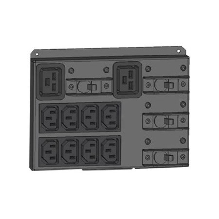 Liebert PD2-201 integrated output distribution (2) IEC320-C19; (8) IEC320-C13 outputs