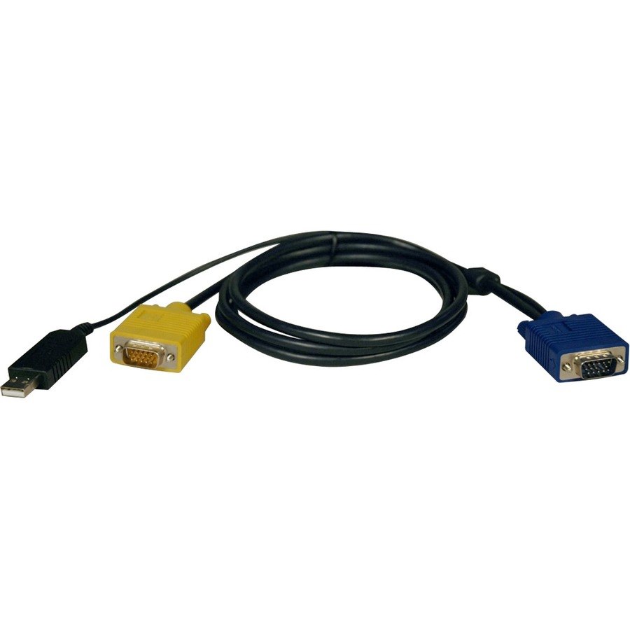 Eaton Tripp Lite Series USB (2-in-1) Cable Kit for NetDirector KVM Switch B020-Series and KVM B022-Series, 6 ft. (1.83 m)