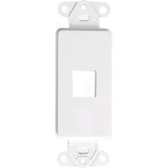 Decora QuickPort Faceplate Insert - White - 1 pc(s)