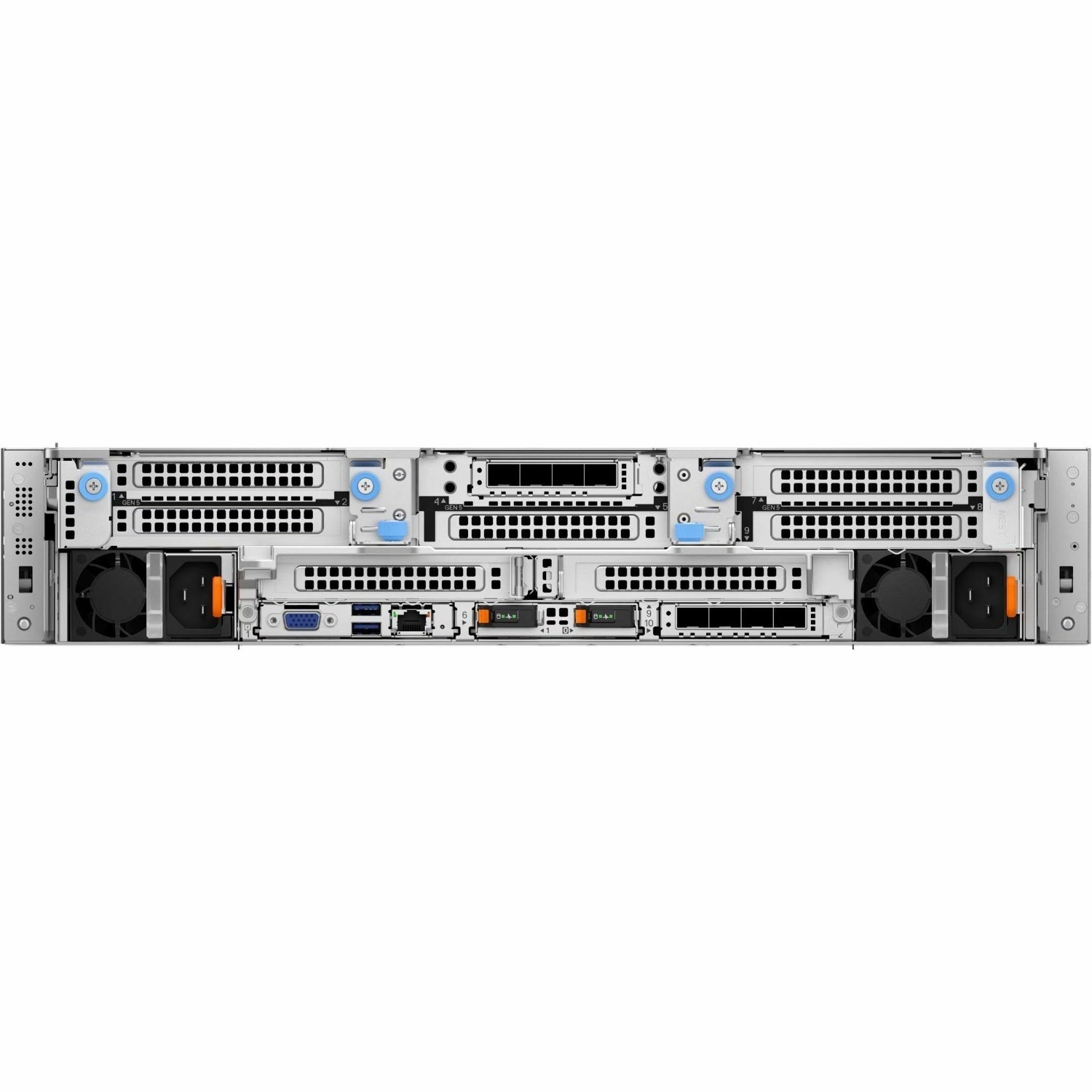 Dell PowerEdge R7725 2U Rack-mountable Server - 2 x AMD EPYC 9355 3.55 GHz - 768 GB RAM - 480 GB SSD - (1 x 480GB) SSD Configuration - 12Gb/s SAS, Serial ATA/600, NVMe Controller