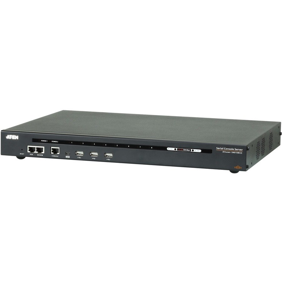 ATEN 8-Port Serial Console Server with Dual Power/LAN