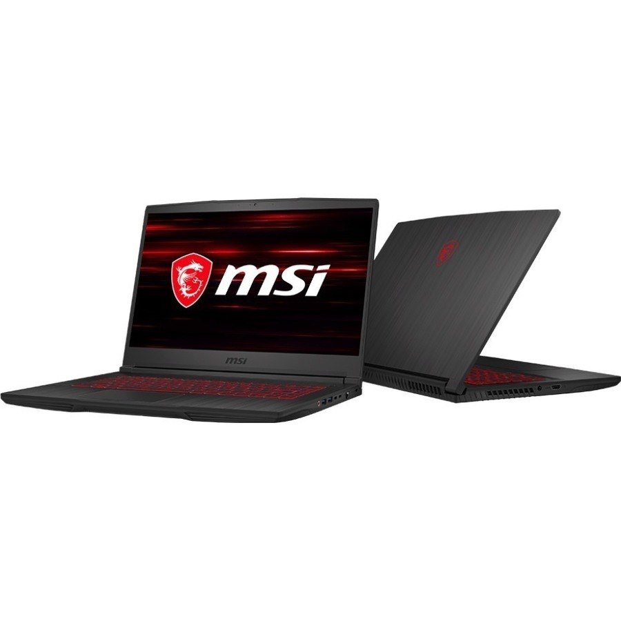 MSI GF65 THIN 10SDR-1273 15.6" Gaming Notebook - Full HD - Intel Core i7 10th Gen i7-10750H - 8 GB - 512 GB SSD - Aluminum Black