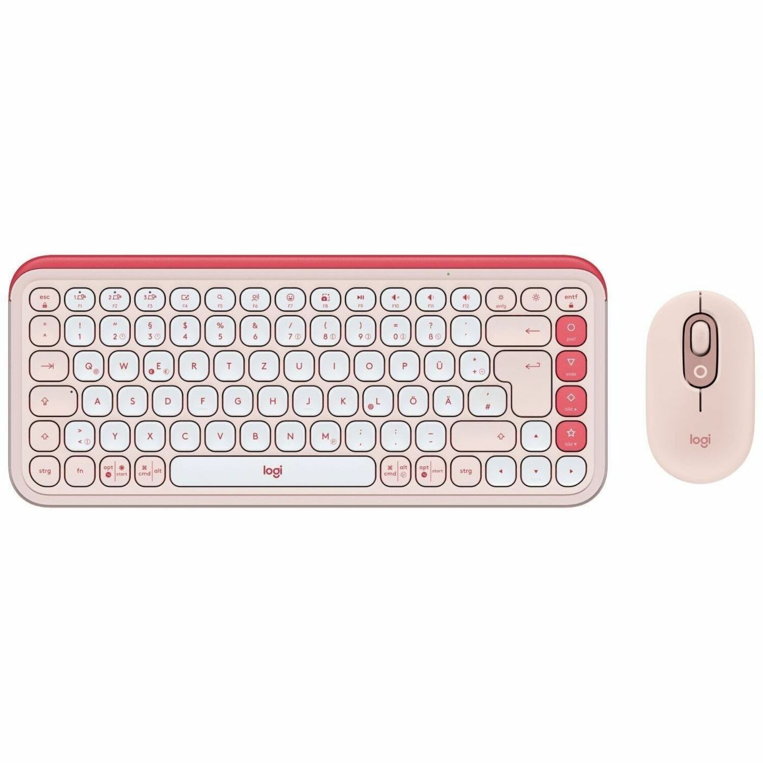 Logitech Logi Pop Icon Combo - Rose (De)
