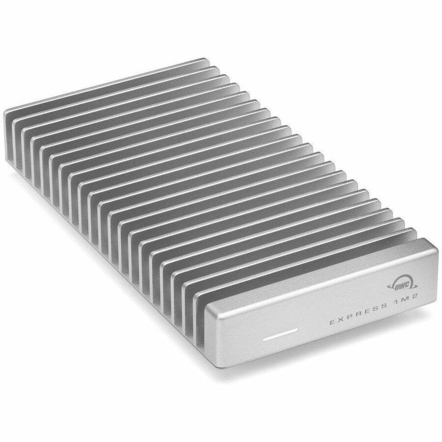 OWC Express 1M2 1 TB Portable Rugged Solid State Drive - M.2 External - PCI Express NVMe (PCI Express NVMe 4.0) - Silver