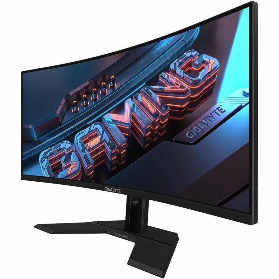 GIGABYTE GS34WQC 34" Class UW-QHD Curved Screen Gaming LED Monitor