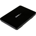 StarTech.com 2.5" USB-C Hard Drive Enclosure â€" USB 3.1 Type C â€" Tool-less â€" External Hard Drive Case â€" SSD USB C HDD Enclosure