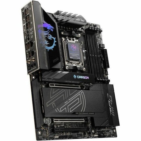 MSI MPG X870E CARBON WIFI Gaming Desktop Motherboard - AMD X870E Chipset - Socket AM5 - ATX