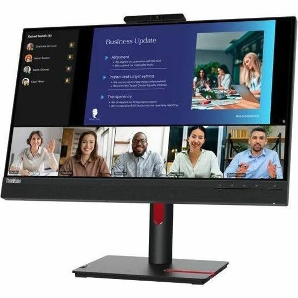 Lenovo ThinkVision T24v-30 24" Class Webcam Full HD LED Monitor - 16:9