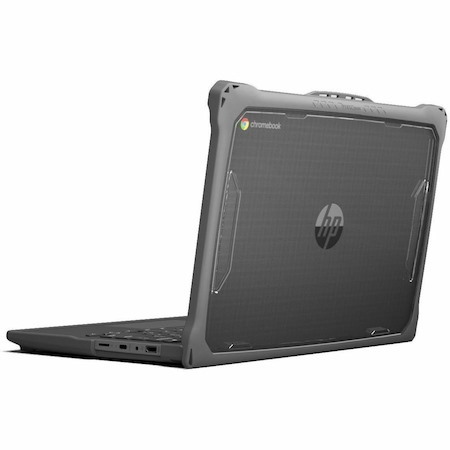 MAXCases Extreme Shell-F2 Slide Case for HP Fortis X360 Chromebook G3/G5 11" & HP X360 (Non-Fortis) G4/G3 (Gray/Clear)