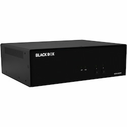 Black Box KVM Switch, NIAP 4.0 Certified - 2-Port, Dual-Monitor, DisplayPort, CAC