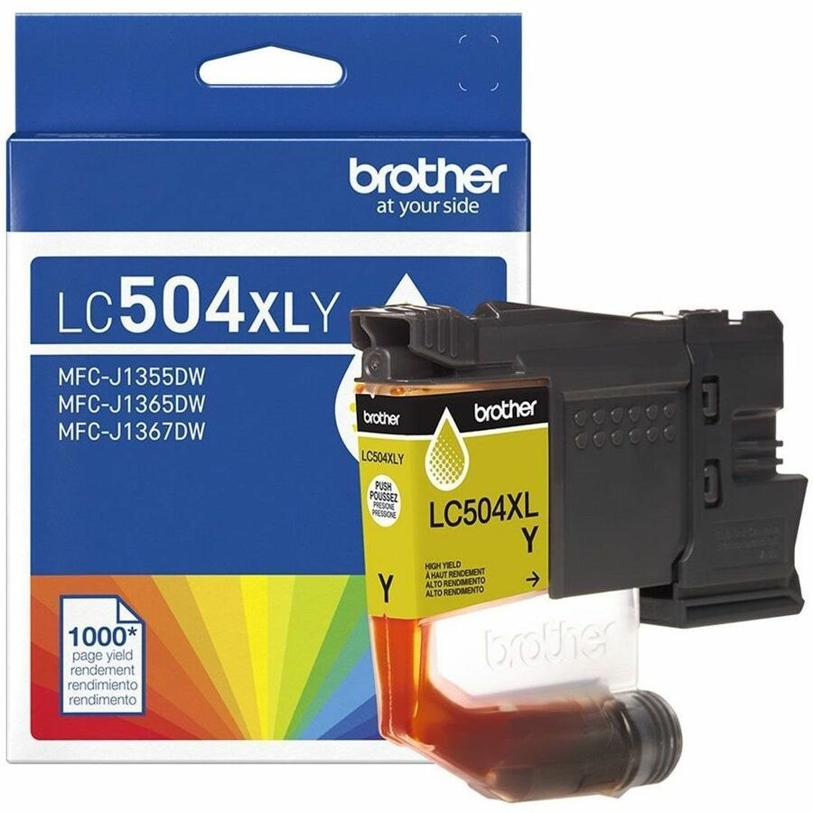 Brother LC504XLY Original High Yield Inkjet Ink Cartridge - Single Pack - Yellow - 1 Pack