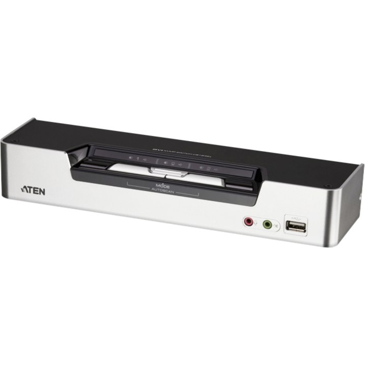 ATEN 2-Port USB DVI Dual View KVMP Switch-TAA Compliant