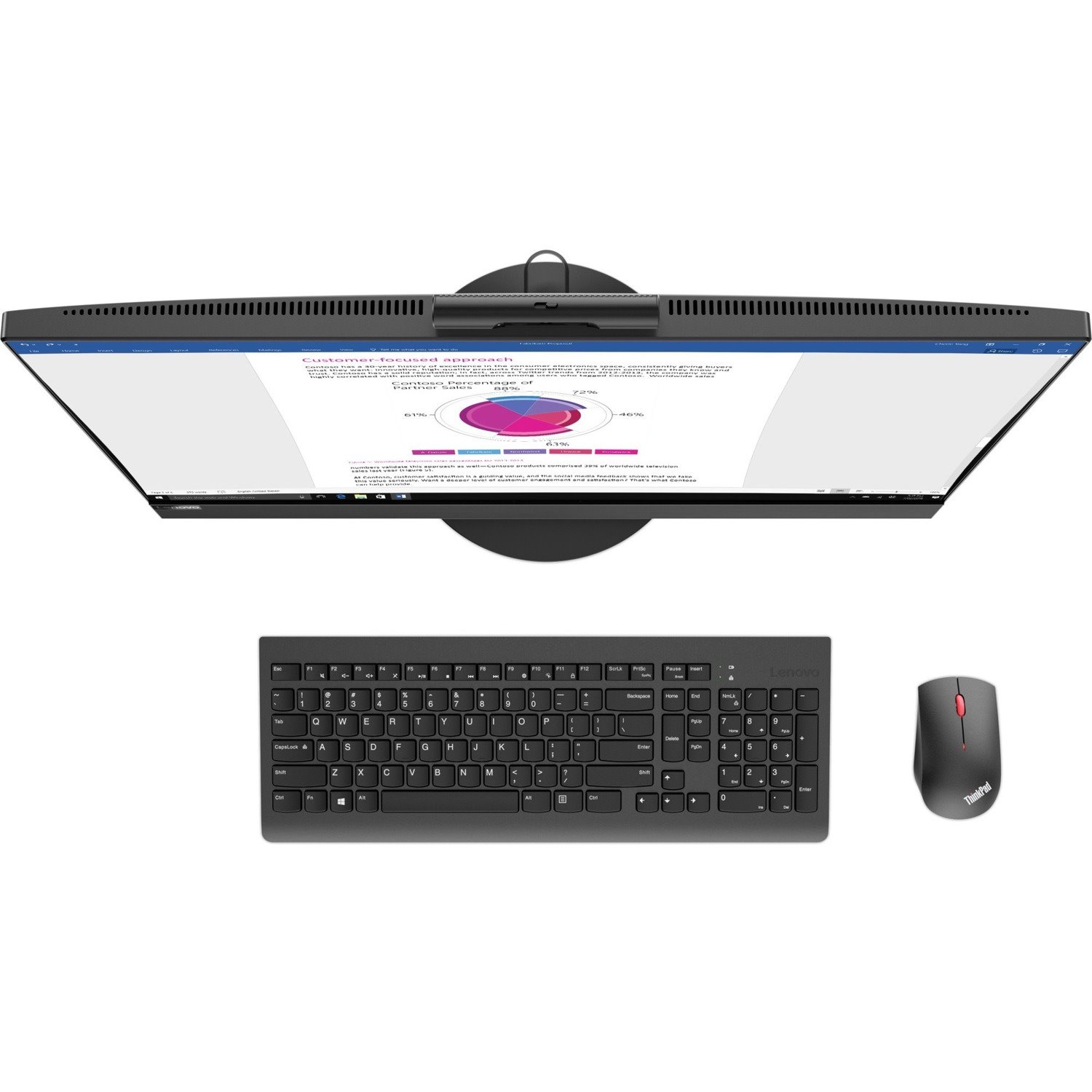Lenovo V530-24ICB 10UW00CAAU All-in-One Computer - Intel Core i5 9th Gen i5-9400T - 8 GB - 256 GB SSD - 23.8" - Desktop - Black