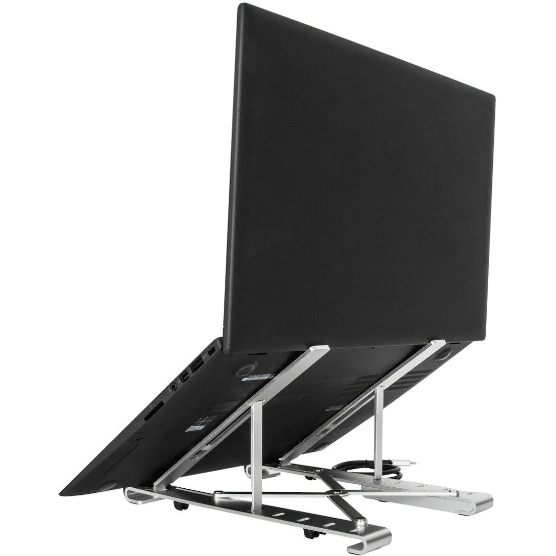 Targus AWU100205GL Portable Stand & Usb-A Hub, 5 HEIGHT ADJUSTABLE FOLDING STAND, 4X USB-A(3.2 Gen 1) ports.