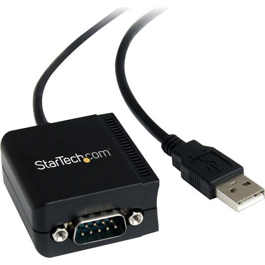 StarTech.com 1 Port FTDI USB to Serial RS232 Adapter Cable with COM Retention