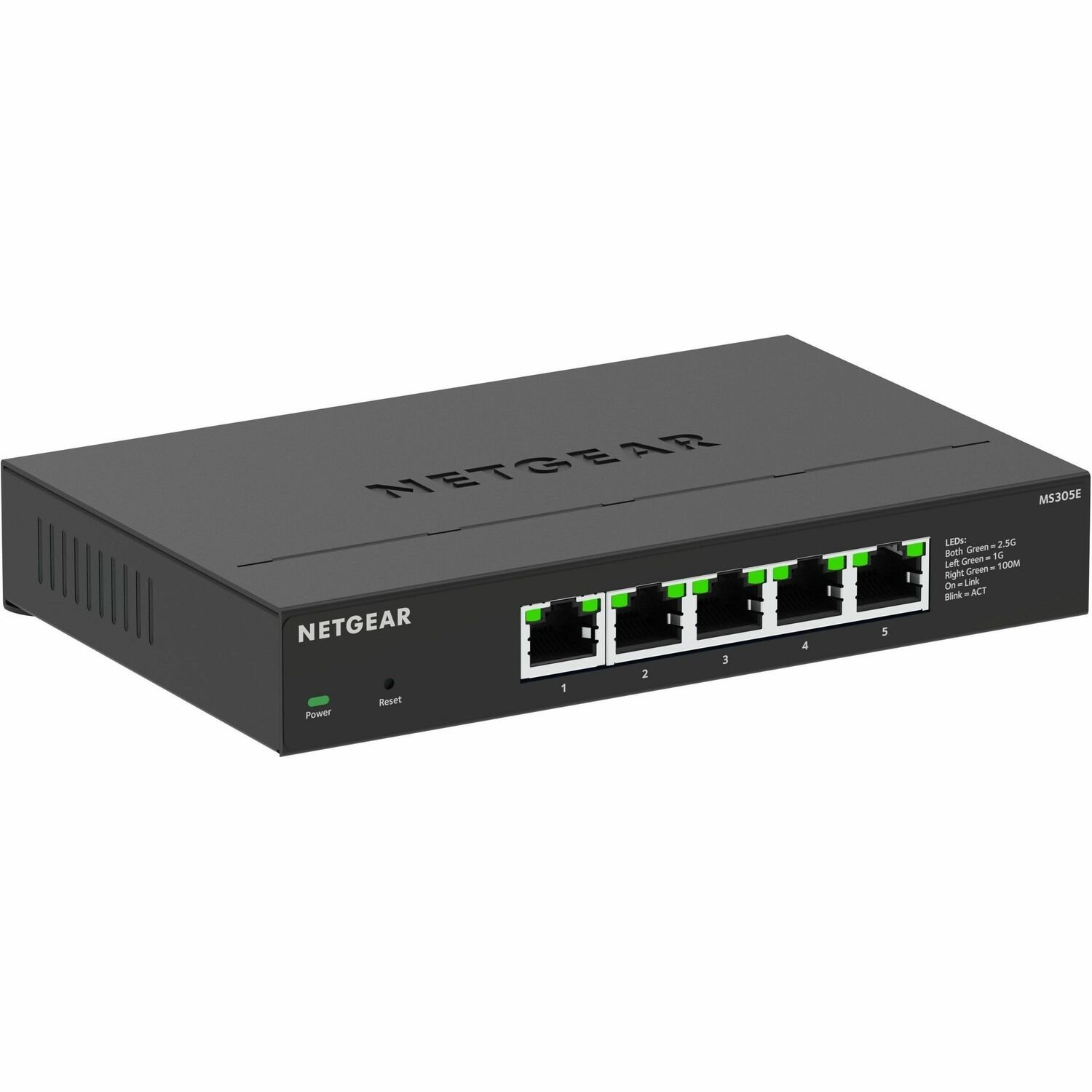 Netgear Business MS300 MS305E 5 Ports Ethernet Switch - 2.5 Gigabit Ethernet, Gigabit Ethernet - 100/1000Base-T, 2.5GBase-T