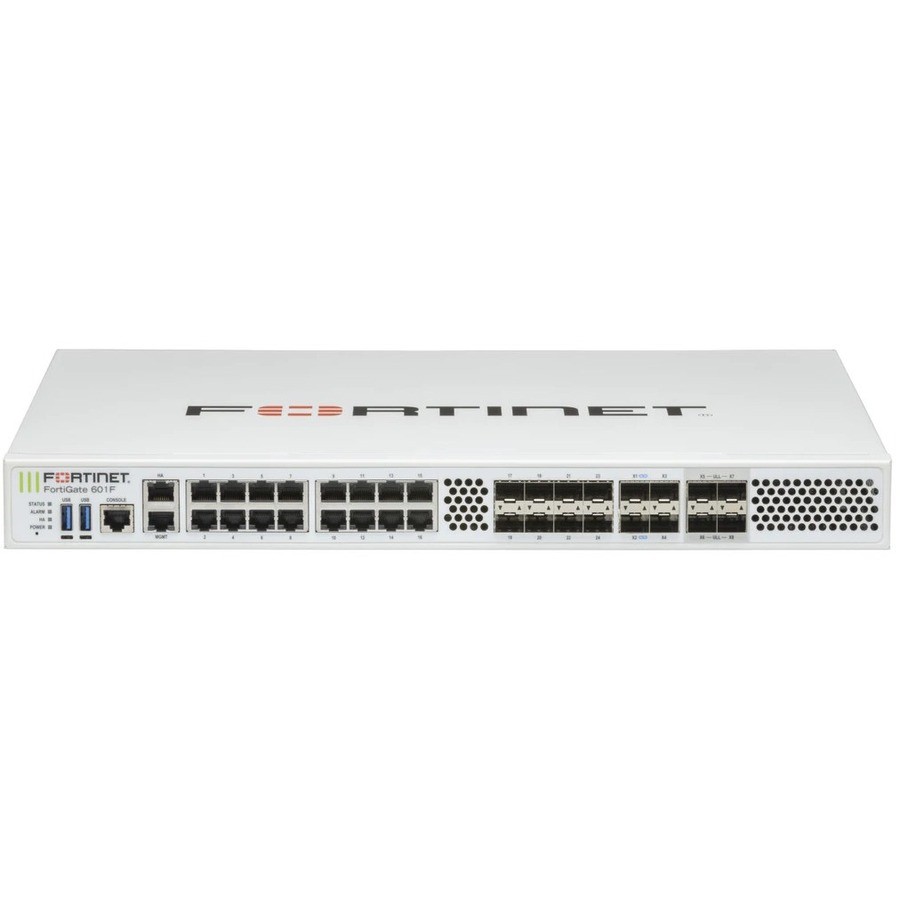 Fortinet FortiGate FG-601F Network Security/Firewall Appliance - 1 Year FortiCare Premium and FortiGuard Unified Threat Protection (UTP)
