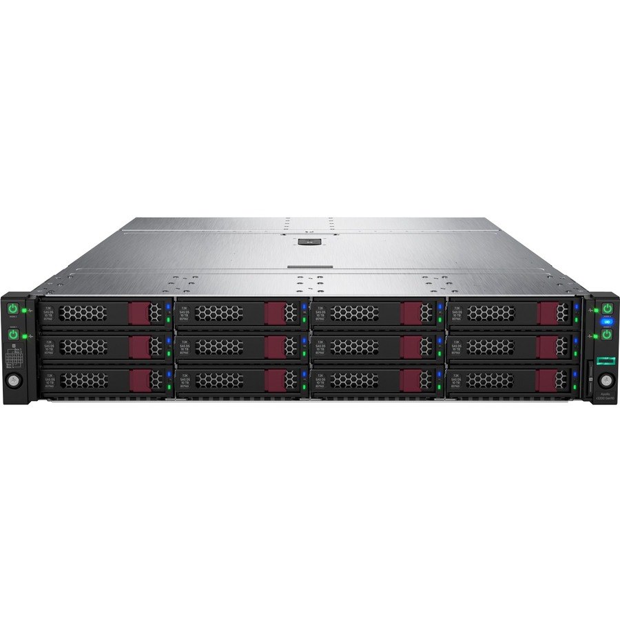 HPE ProLiant DL360 G10 1U Rack Server - 2 Xeon Gold 6226R 2.90 GHz - 384 GB RAM - 32.48 TB SSD - (10 x 3.2TB, 2 x 240GB) SSD Configuration - Serial ATA Controller