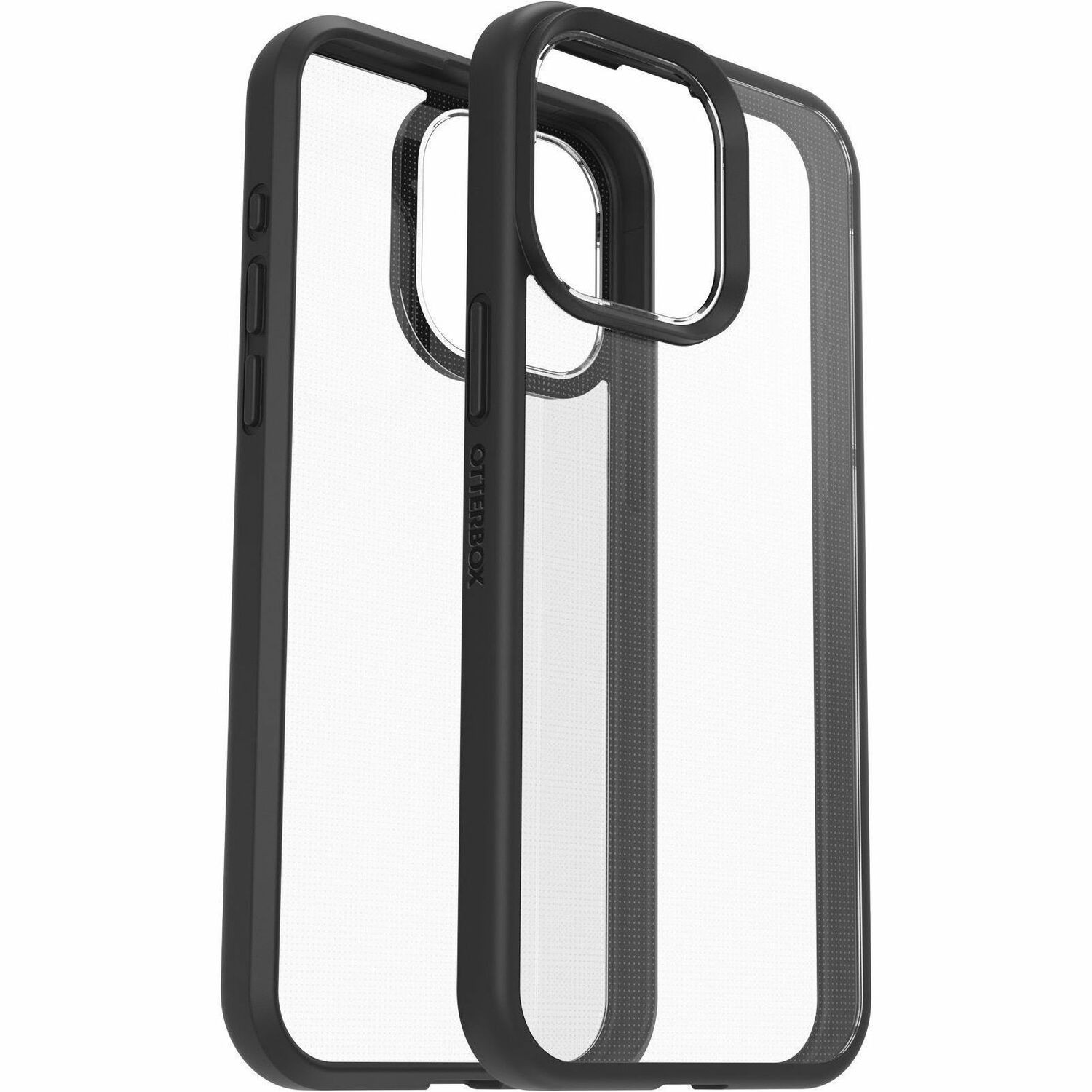 OtterBox React Case for Apple iPhone 15 Pro Max Smartphone - Black Crystal - Retail