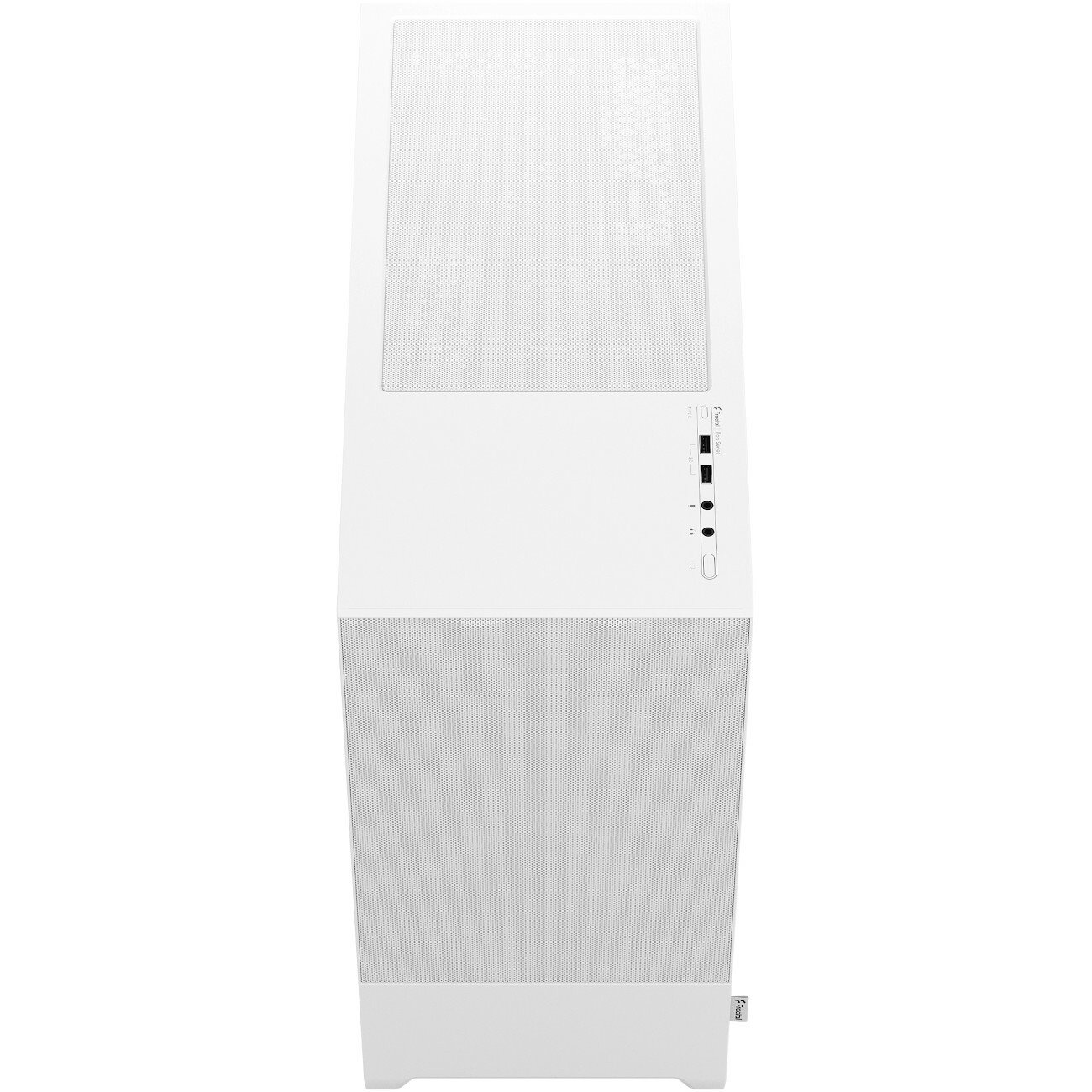 Fractal Design Pop Air Computer Case - Mini ITX, Mini ATX, ATX Motherboard Supported - Tower - Steel, Tempered Glass - White, Transparent