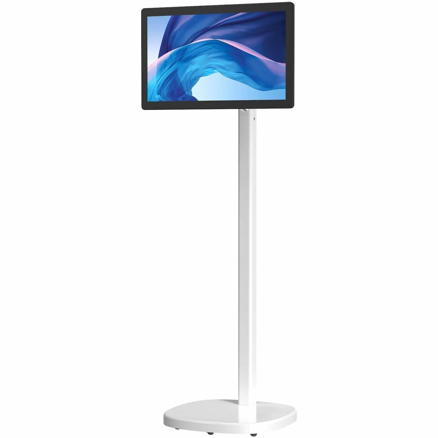 CTA Digital Mobile Rolling Spring Adjustable Floor Stand for Displays up to 22 lbs