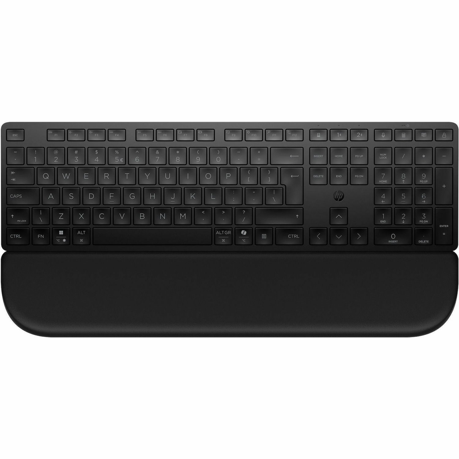 HP 585K Keyboard - Full-size - Wireless Connectivity - USB Type A Interface - Black