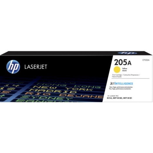 HP 205A Original Laser Toner Cartridge - Yellow Pack