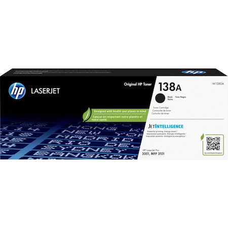 HP 138A Original Standard Yield Laser Toner Cartridge - Black - 1 Each