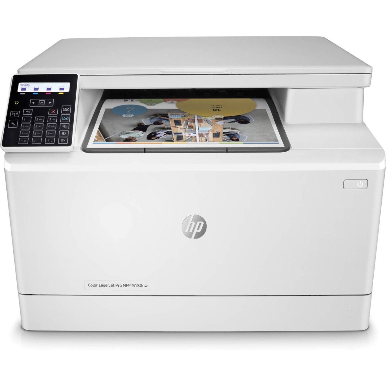HP LaserJet Pro M180nw Wireless Laser Multifunction Printer - Refurbished - Color