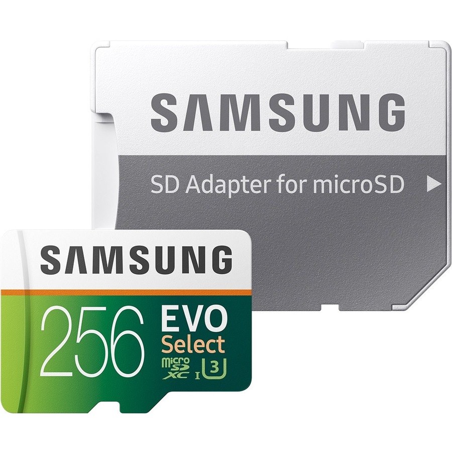 Samsung EVO Select 256 GB Class 10/UHS-I (U3) microSDXC