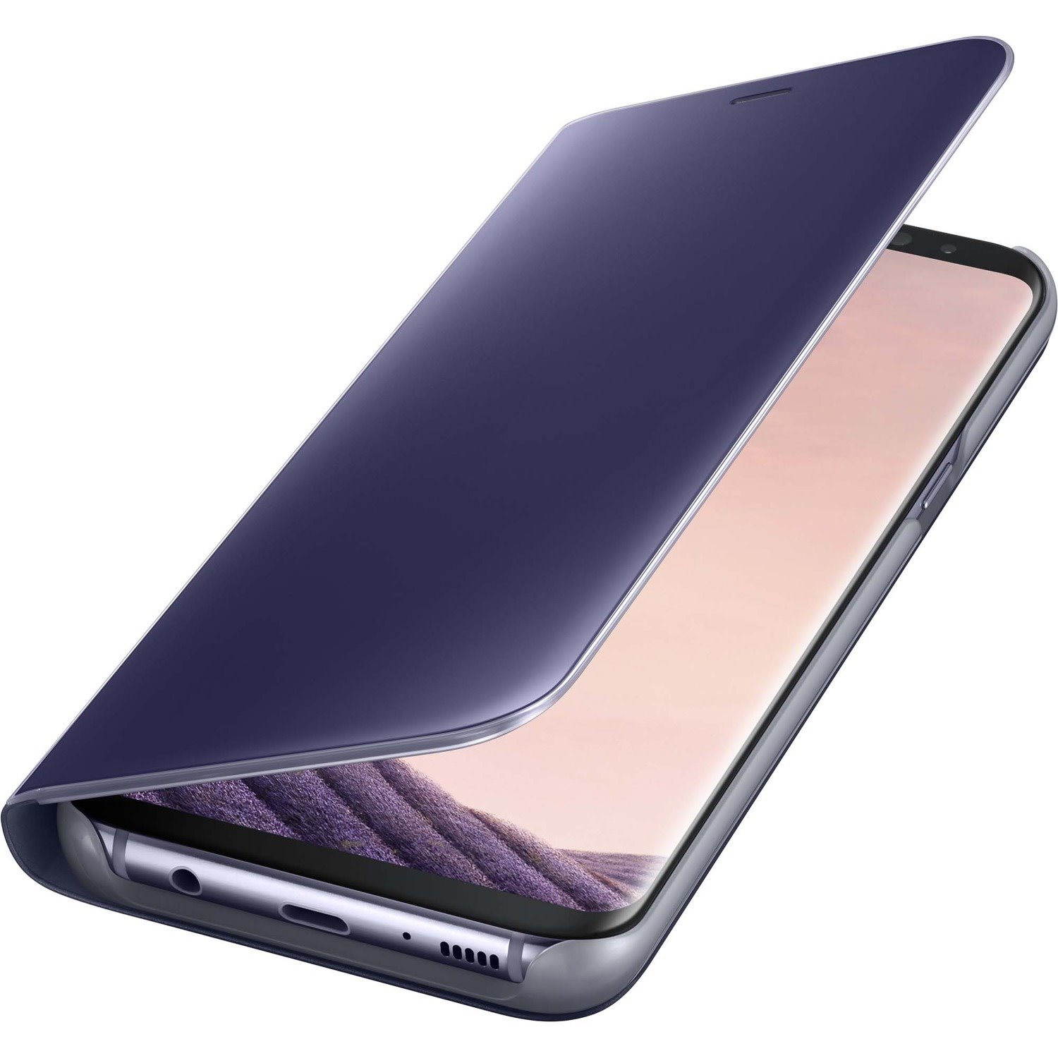 Samsung Clear View Carrying Case Samsung Galaxy S8+ Smartphone - Violet