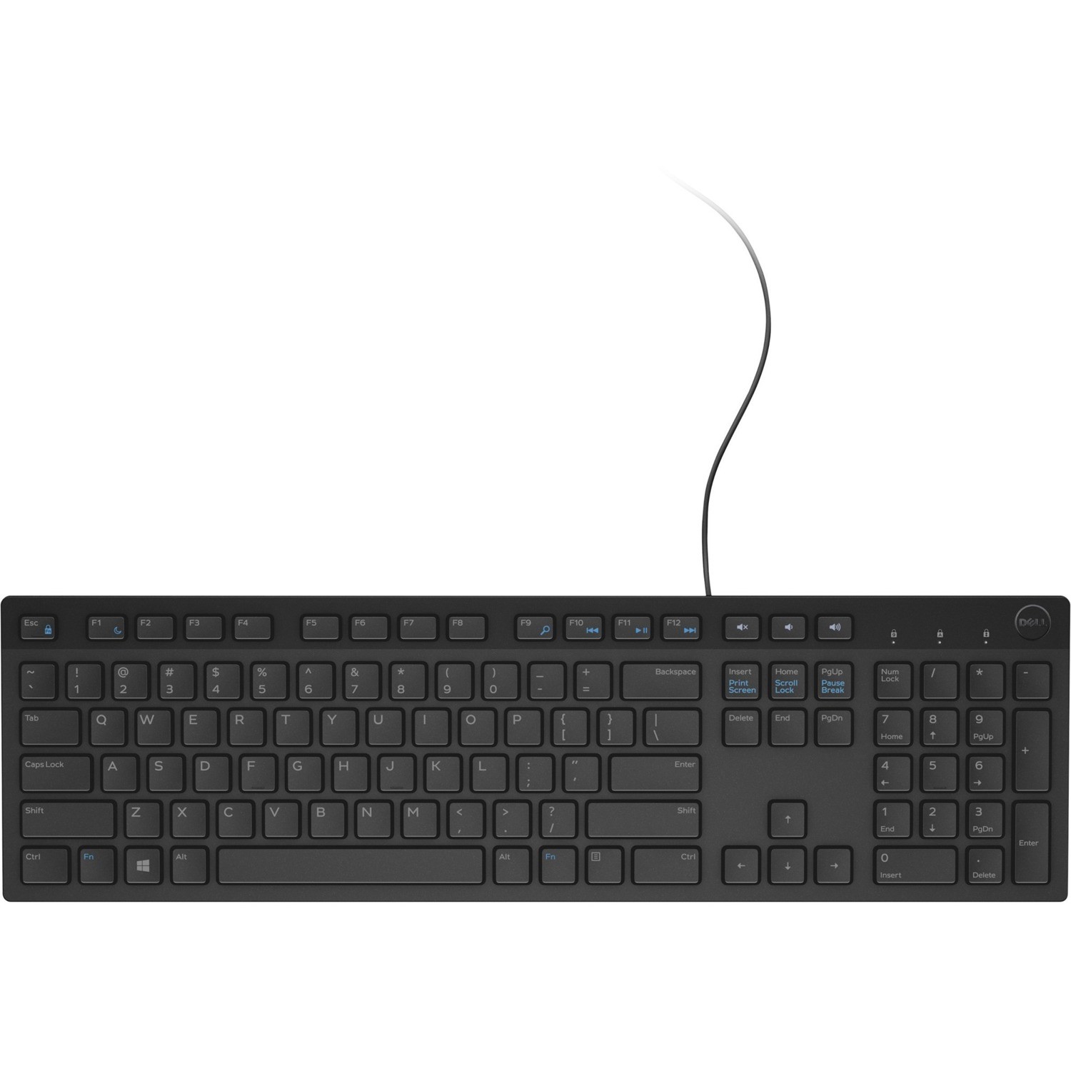 Dell KB216 Keyboard - Russian - QZERTY Layout - Black