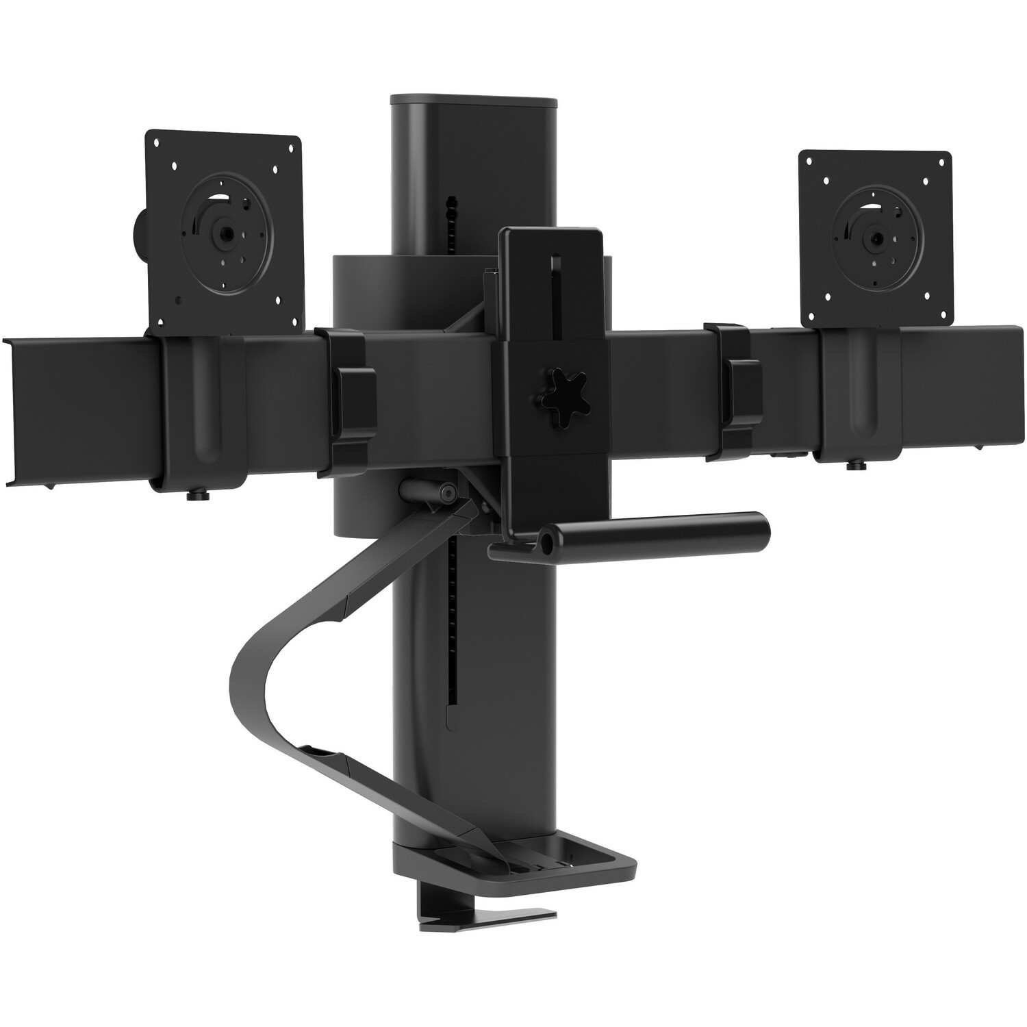 Ergotron TRACE Desk Mount for Monitor, Display Screen - Matte Black