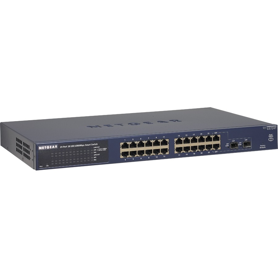 Netgear ProSafe GS724T 24 Ports Manageable Ethernet Switch - 10/100/1000Base-T
