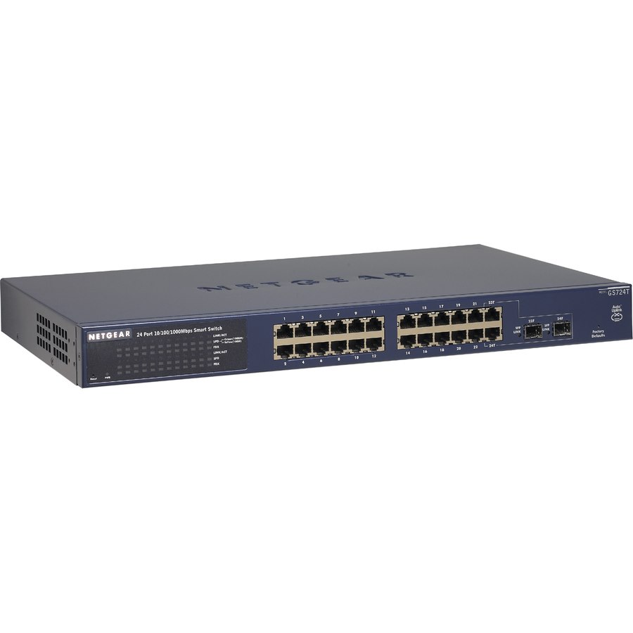 Netgear ProSafe GS724T 24 Ports Manageable Ethernet Switch - 10/100/1000Base-T