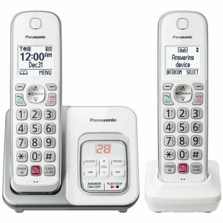 Panasonic DECT 6.0 Cordless Phone - White
