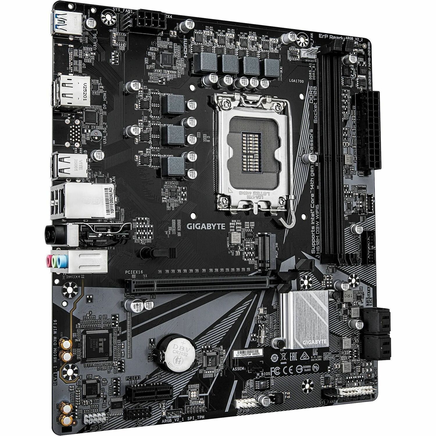 Gigabyte H610M D3W Wifi6