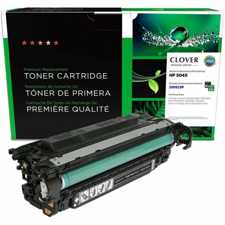 Clover Imaging Remanufactured Extended Yield Black Toner Cartridge for HP CE250X
